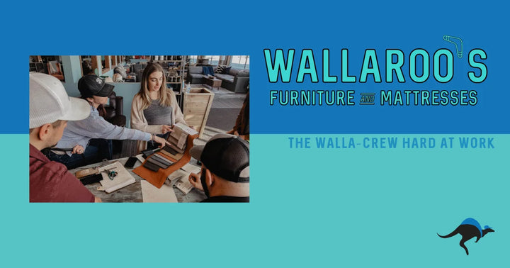 The Walla-crew hard at work