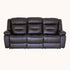 Montana Brown leather reclining sofa, power