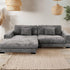 Goodnight Gray 2 piece reversible sofa-chaise