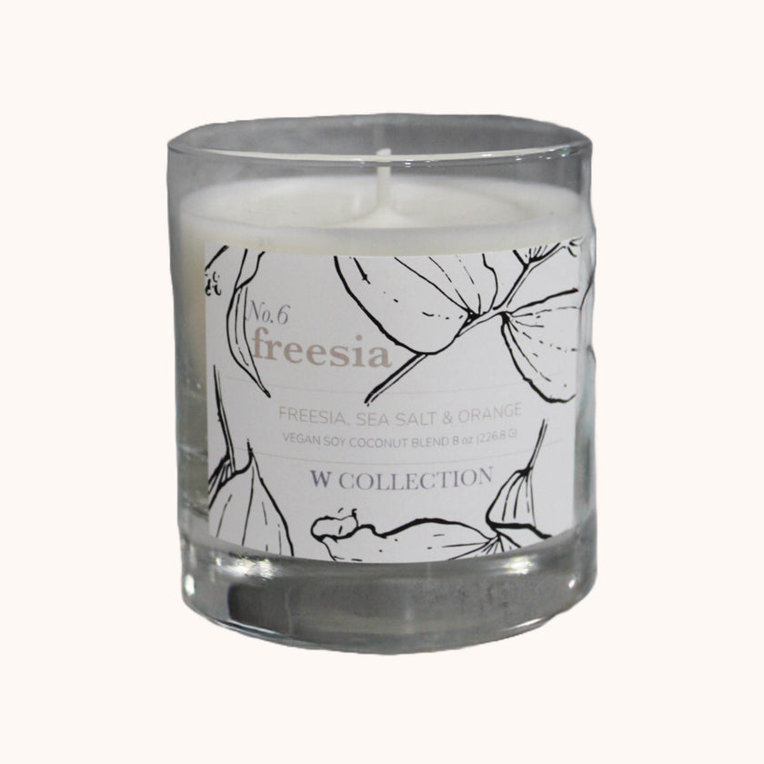 Freesia premium scented candle