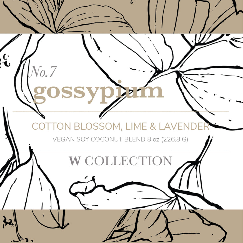 Gossypium premiuum scented candle