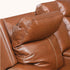 Coach leather power reclining sofa