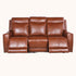 Coach leather power reclining sofa