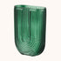 Mid-century green glass vase