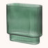 Art Deco green glass vase