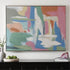 Abstract framed wall art