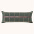 Windowpane lumbar accent pillow