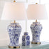 Blossom ceramic set of 2 table lamps