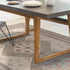 Argyle beige chenille jute rug
