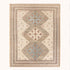 Argyle beige chenille jute rug