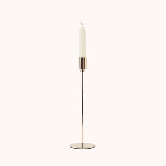 Gold metal taper holder, medium
