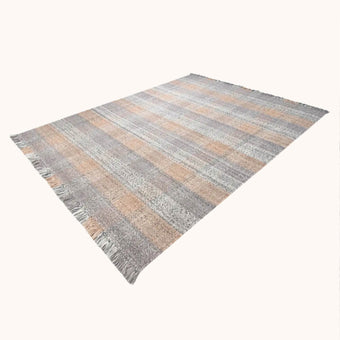 Desert plaid indoor outdoor washable rug