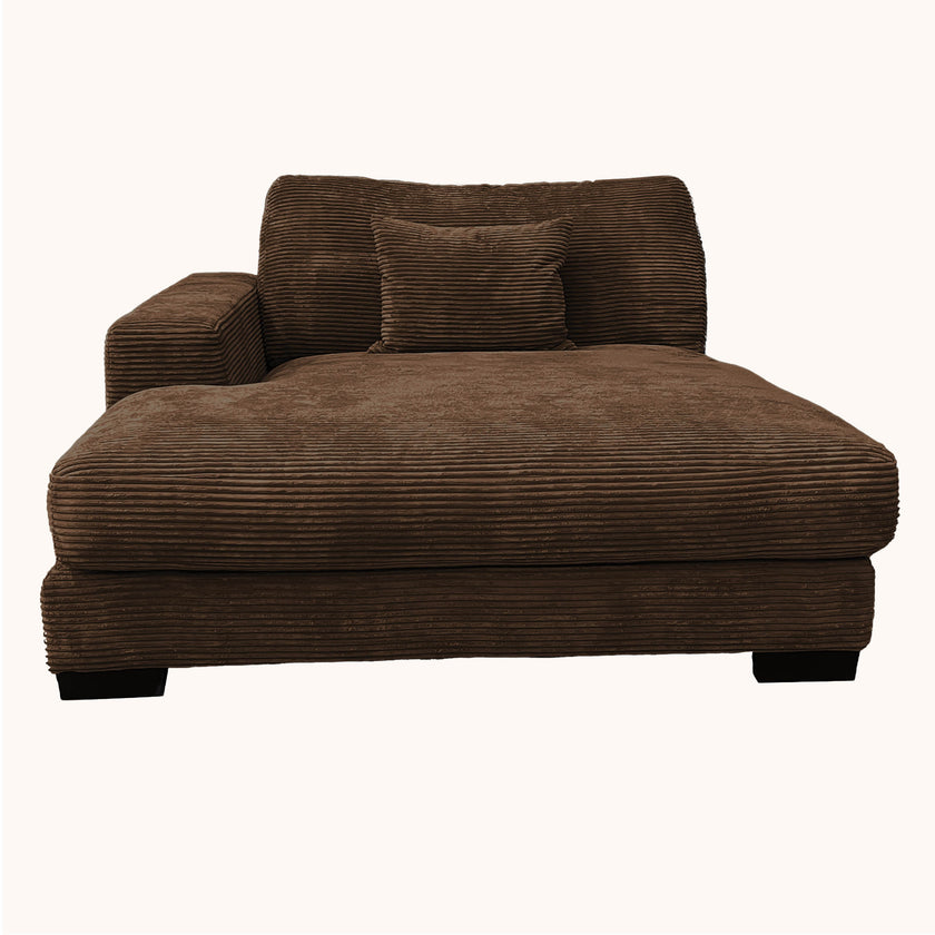 Goodnight Brown modular chaise piece