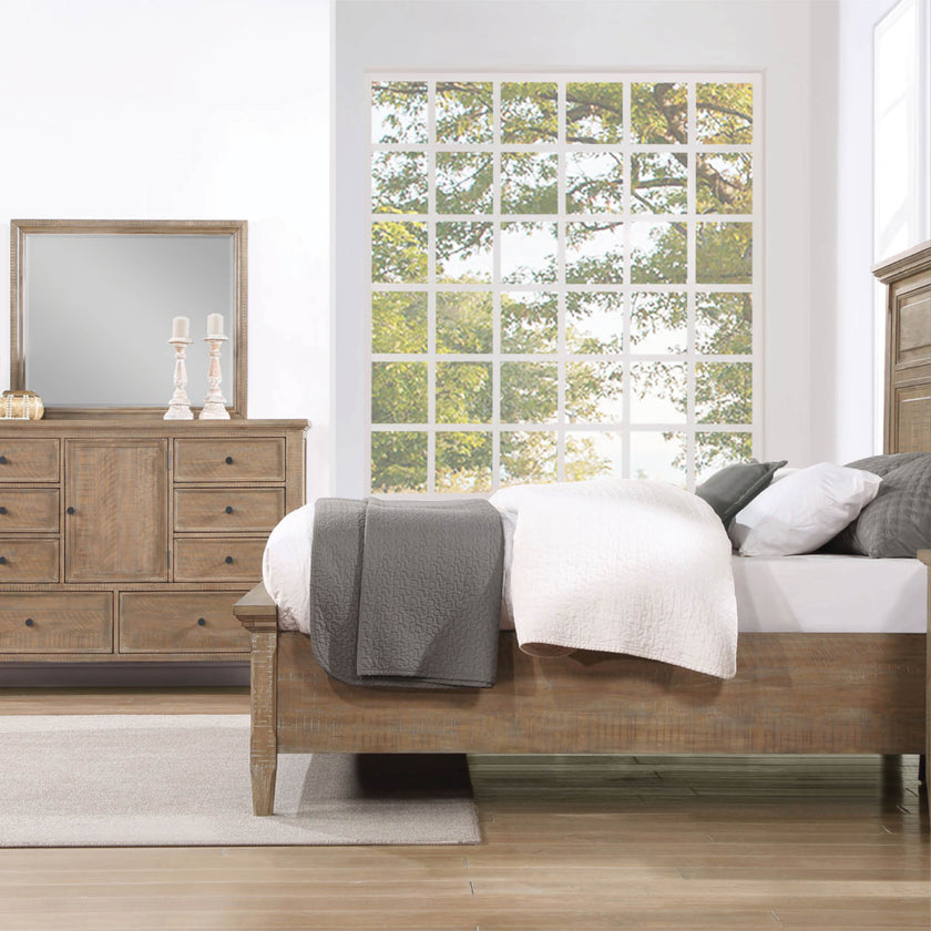 Modern Ranch 4 piece storage bedroom set