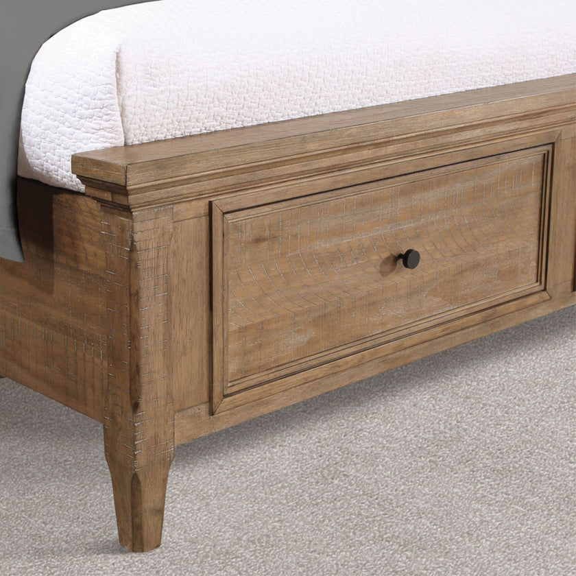 Modern Ranch 4 piece storage bedroom set