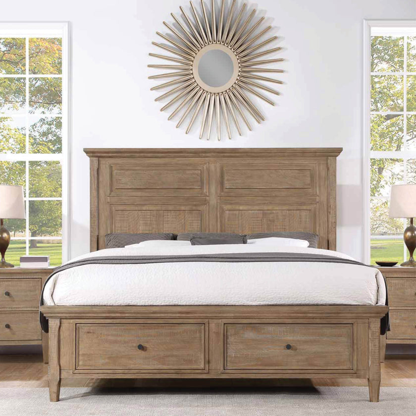 Modern Ranch 4 piece storage bedroom set