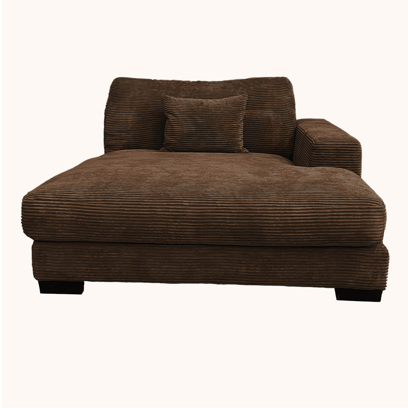 Goodnight Brown modular chaise piece
