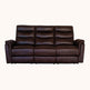 Dakota Brown microsuede power reclining sofa
