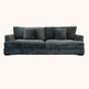 Aruba Gray 100" plush sofa