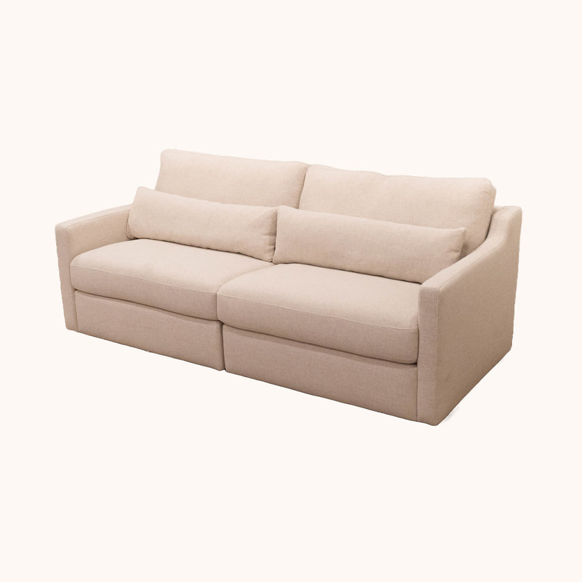 Luca Linen 2 piece modular sofa