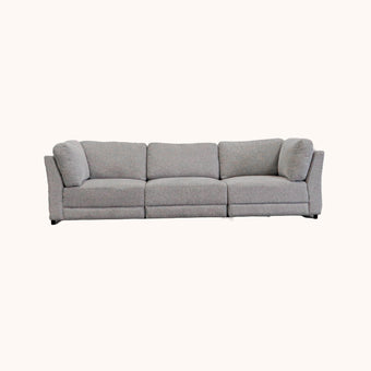 Scot Gray 3 piece modular sofa