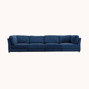 Scot Navy 4 piece modular sofa