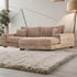 Goodnight Tan 2 piece reversible sofa-chaise