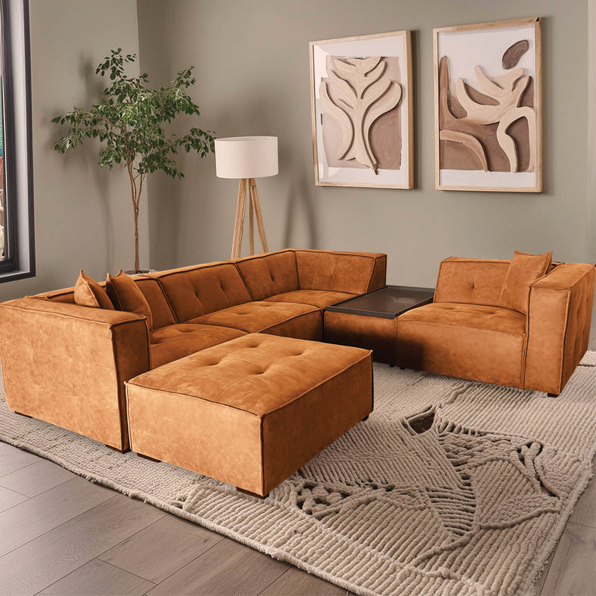 Yoko Pet-Friendly 6 piece sectional