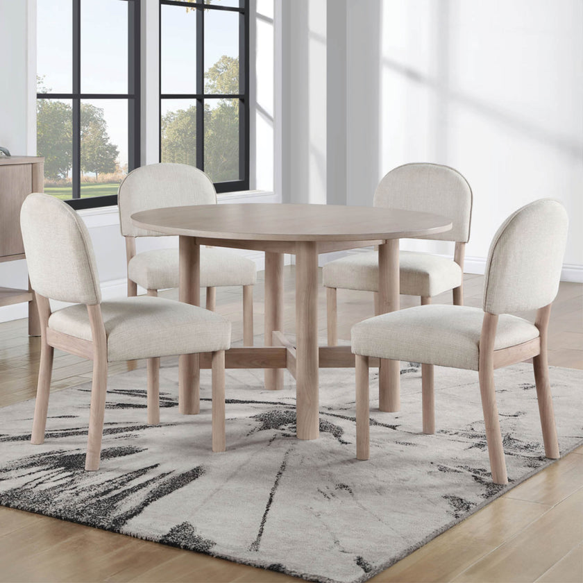 Baja 5 piece round dining set