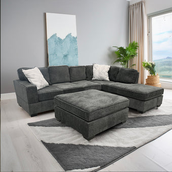 Brigham grey L-sectional