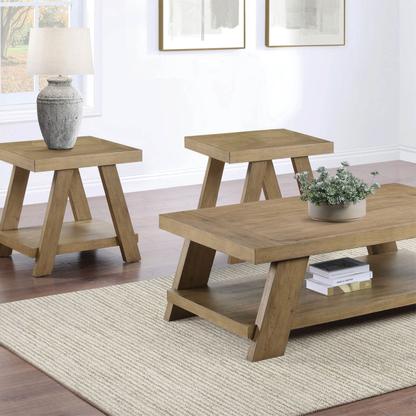 Canted 3 piece table set