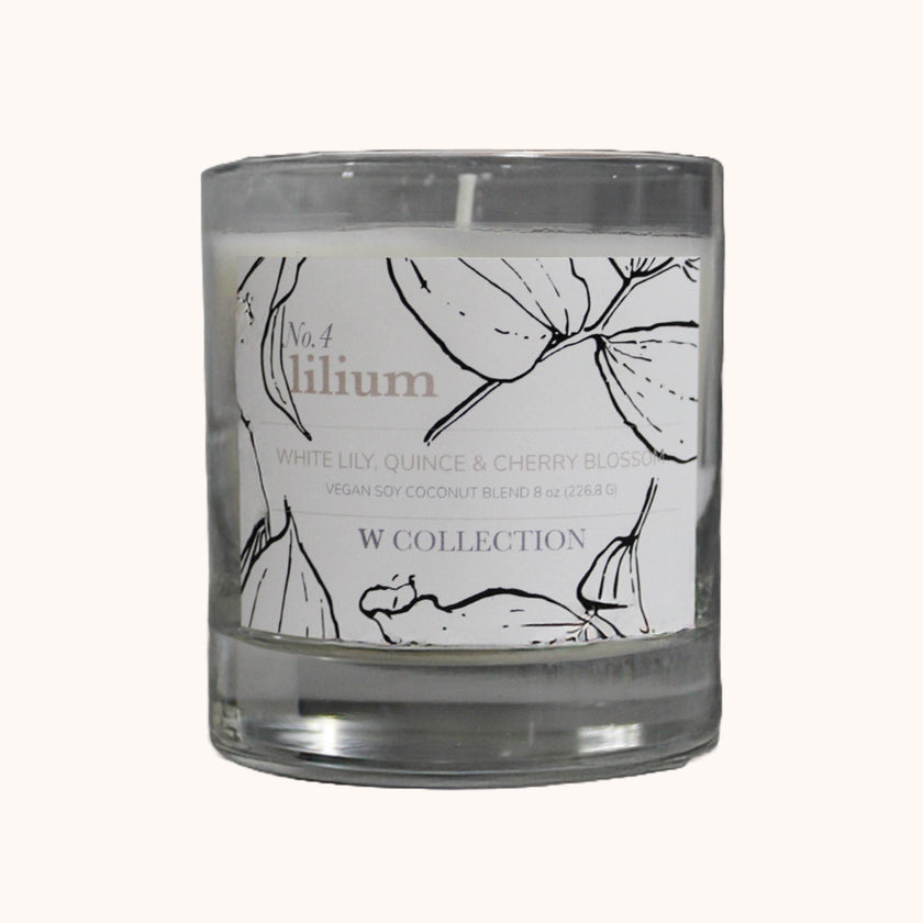 white lily scented candle Lilium premium scented candle – My Store