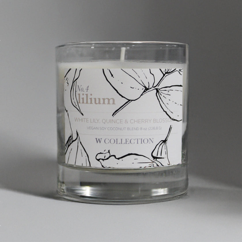 white lily scented candle Lilium premium scented candle – My Store