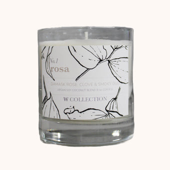 Rosa premium scented candle