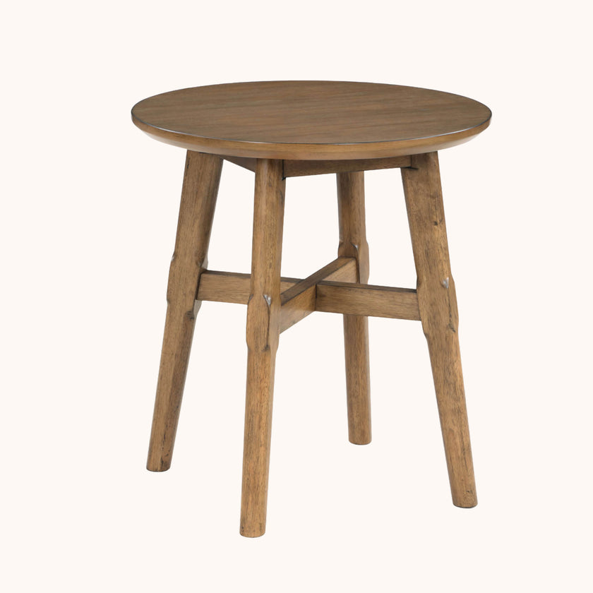 Craftsman 3 piece table set, pecan