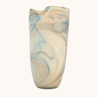 Tall art glass decorative vase
