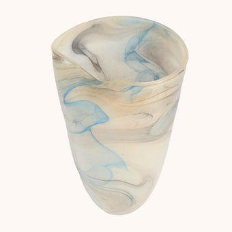 Tall art glass decorative vase
