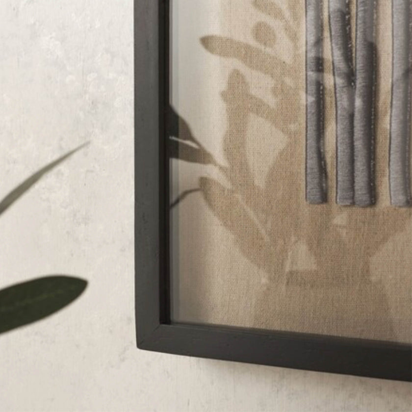 Embroidery wall art