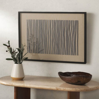 Embroidery wall art