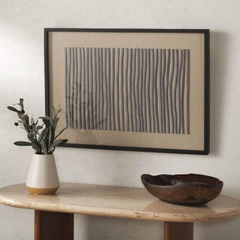 Embroidery wall art