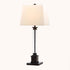 Acrylic column set of 2 table lamps