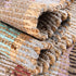 Multi color chenille jute rug