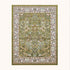 Forest green power loomed rug