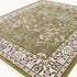 Forest green power loomed rug