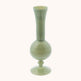 Sage glass tabletop vase