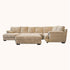 Barbados Tan oversized plush sectional