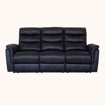 Dakota Gray microsuede power reclining sofa