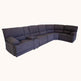 Nirvana Gray microfiber 6 piece reclining sectional, power