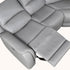 Stone leather 6 piece power reclining sectional
