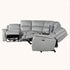 Stone leather 6 piece power reclining sectional